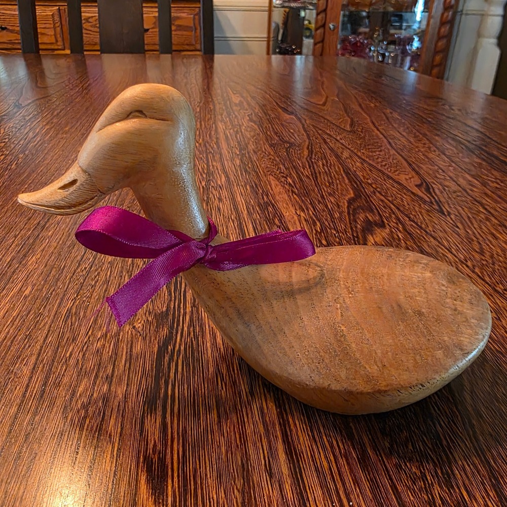 Vtg Spalding Percussion Weighted Wood Duck, Bobby Jones 30s Golf Club Golfiana